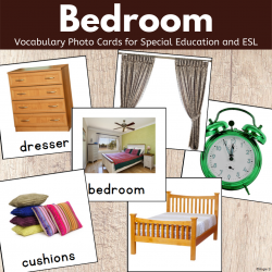 Bedroom Vocabulary Cards 